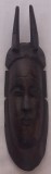 Masca sculptata manual, arta tribal africana, vintage