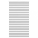 vidaXL Jaluzea tip zebra gri deschis lățime țesătură 130,9cm poliester