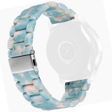 Curea polimer, compatibila Samsung Galaxy Watch3 40mm, telescoape Quick Release, Laguna Blue
