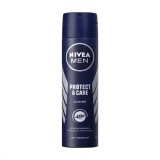 Deodorant spray pentru barbati Protect &amp; Care, 150ml, Nivea