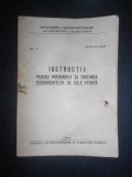 Instructia pentru prevenirea si tratarea evenimentelor de cale ferata (1970)