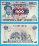 Uganda 500 Shillings 1983 &#039;Obote&#039; aUNC+ serie: 386101 p#22