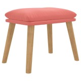 Cumpara ieftin Taburet, roz, 45x29,5x35 cm, catifea