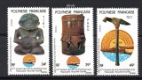 POLINEZIA FRANCEZA 1980, Festival, Arta, serie neuzata, MNH, Nestampilat