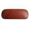 Toc ochelari piele ecologica, 16 x 6 x 4 cm, Maro Havana