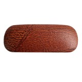 Toc ochelari piele ecologica, 16 x 6 x 4 cm, Maro Havana