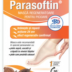 Masca regeneratoare pentru picioare Parasoftin, 1 pereche, Zdrovit