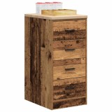 VidaXL Dulap depozitare garaj lemn vechi 40x51x85 cm lemn masiv de pin