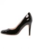 CH2519-1 Pantofi eleganti, cu varf rotund, din imitatie piele lacuita, 36