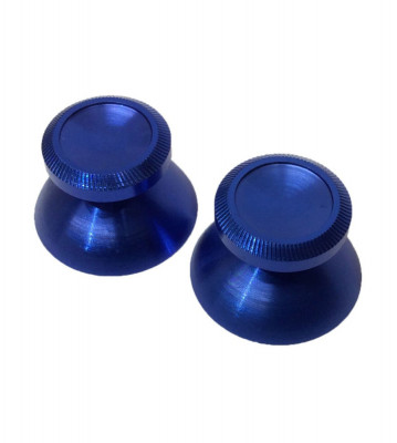 2 bucati Aluminiu stick Thumbsticks pentru Sony PlayStation 4 PS4 Controller-Culoare Albastru foto