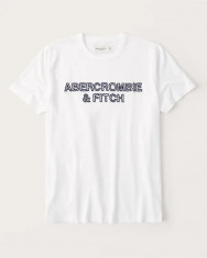 Tricou Abercrombie &amp;amp; Fitch Alb mas L-Reducere finala!! foto