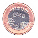 Bnk mnd Cocos Island 25 centavos 2014 unc, fauna , bimetal, America Centrala si de Sud