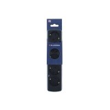 Multipriza 5 prize fara cablu alimentare negru GN-570S/BK Plastrol