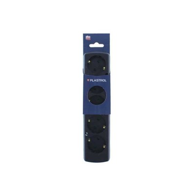 Multipriza 5 prize fara cablu alimentare negru GN-570S/BK Plastrol foto