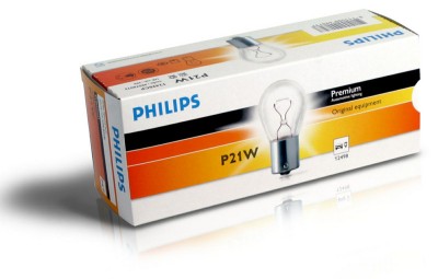 Bec Semnalizare P21w 12V Set 10 Buc Philips 45098 12498CP foto