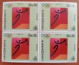 PARAGUAY -1992-&#039;&#039;-OLIMPIADA&#039;&#039; -1VAL.in BLOC DE4&#039;&#039;-MNH nestamp., Nestampilat