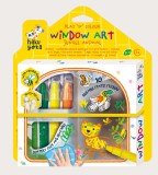 Kit DIY decorare fereasta - Animale din Jungla