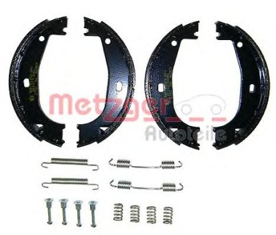 Set saboti frana, frana de mana BMW Seria 3 Cabriolet (E36) (1993 - 1999) METZGER KR 626 foto
