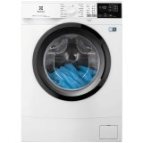 Masina de spalat rufe Electrolux EW6SM427BE, 7 kg, 1200 RPM, Clasa B, slim, TimeManager, Motor Inverter, Sistem SensiCare, Antialergic cu abur, Rapid