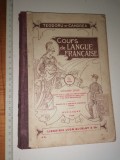 CARTE VECHE COURSE DE LANGUE FRANCAISE TEODORIU ET CANDREA BUCAREST 1914