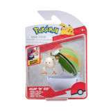 Pokemon - Set 2 figurine Clip n Go, (Mankey &amp; Nest Ball) S14