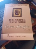 Titu Maiorescu - Opera filosofică, vol. II