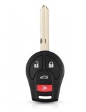 Carcasa cheie Topautochei&reg; pentru Nissan Juke March Qashqai Sunny Sylphy Tiida X-Trail, 4 butoane, Fara Brand