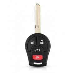 Carcasa cheie Topautochei&reg; pentru Nissan Juke March Qashqai Sunny Sylphy Tiida X-Trail, 4 butoane