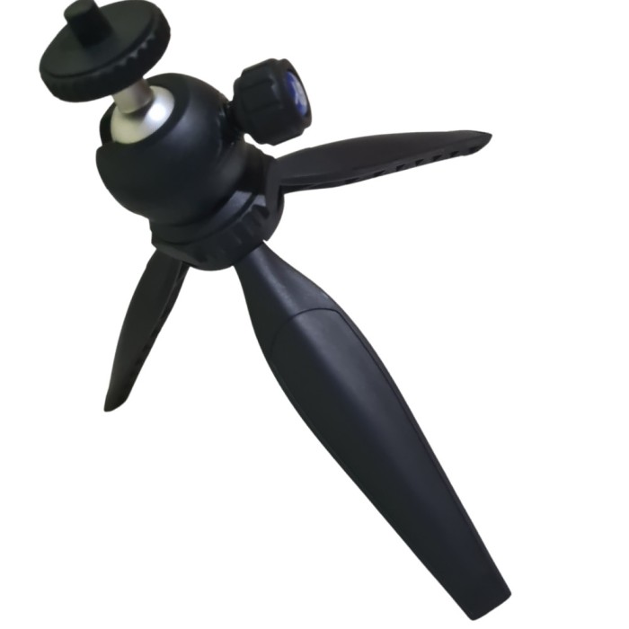 Mini Trepied Profesional, Cap cu bila rotativa, pentru Camera Foto Video sau Vlogging, Negru