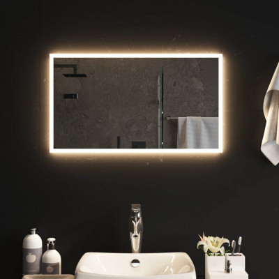 Oglinda de baie cu LED, 70x40 cm GartenMobel Dekor foto