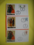 HOPCT PLIC FDC S NR 337 SET 3 FDC SECOLUL XIX -1969-GERMANIA BERLIN VEST -NECIRCULAT