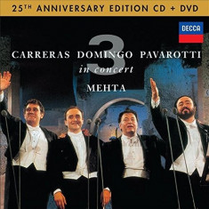 CarrerasDomingoPavarotti 3 Tenors In Concert:Roma 1990 Mehta (cd+dvd) foto