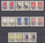 ROMANIA 1957 LP 432 FLORA CARPATINA PERECHE SERII STARE MNH