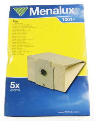 1001P 5 DUSTBAGS + 1MCF + 1MF 9001664573 pentru aspirator ELECTROLUX / AEG foto