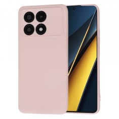 Husa pentru Xiaomi Poco X6 Pro, Techsuit, SoftFlex, Roz foto