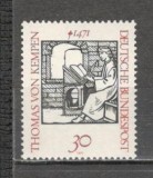 Germania.1971 500 ani moarte Th. von Kempen-scriitor mistic MG.277