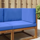 vidaXL Perna pentru canapea de exterior 3 pcs Turcoaz Poliester 900879