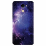 Husa silicon pentru Huawei Y7 Prime 2017, Purple Space Nebula