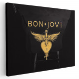 Tablou afis Bon Jovi trupa rock 2320 Tablou canvas pe panza CU RAMA 70x100 cm