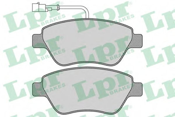 Set placute frana,frana disc FIAT BRAVO II (198) (2006 - 2016) LPR 05P1266