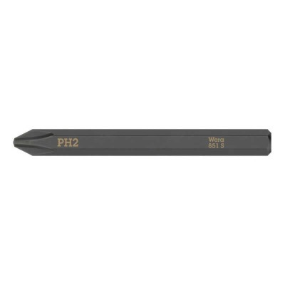 Bit de impact 851 S Wera 05018161001, PH2x70 mm foto