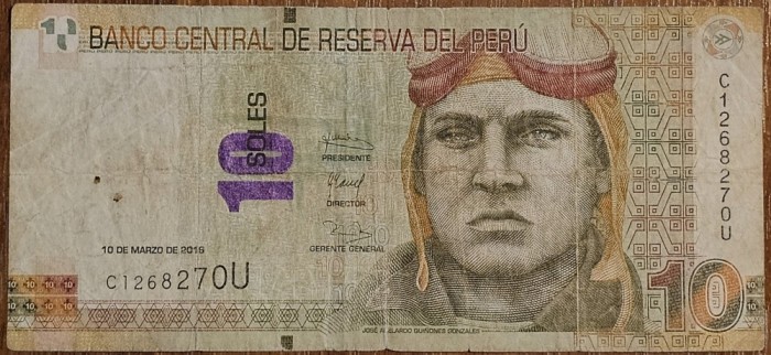 10 soles 2016, Peru
