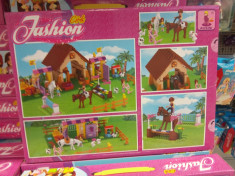 Joc tip Lego pentru fete 3 figurine 6 animalute. Nou! Sigilat! foto