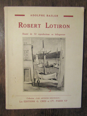 Robert Lotiron - Adolphe Basler foto