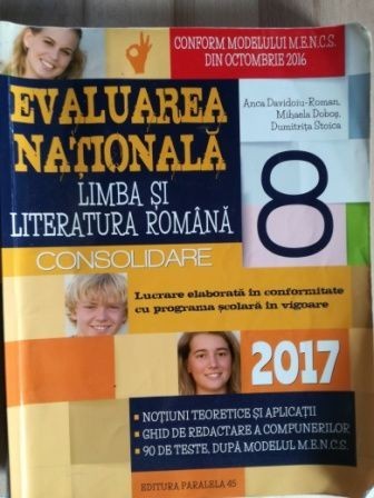 Limba si literatura romana pentru clasa a VIII-a - Mihaela Dobos, Anca Davidoiu-Roman