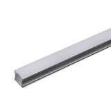 Profil aluminiu pentru banda led 2m 17.2mm x 15.5mm mat, Oem