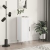 VidaXL Servantă, alb, 34,5x34x90 cm, lemn compozit 830436
