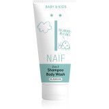 Naif Baby &amp; Kids 2-in-1 gel si sampon pentru bebelusi fara parfum 200 ml