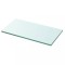 Gossi raft din sticla transparenta, 30 x 12 cm