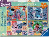 Puzzle disney stitch 4x100, Ravensburger